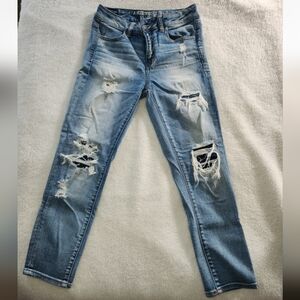 American Eagle Hi-rise Jegging Crop sz 4